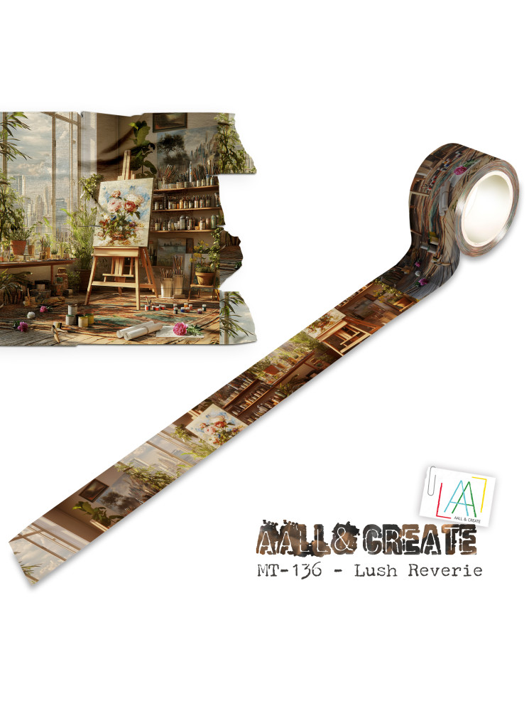 Washi Tape N° 136 - Lush Reverie - Collection "Layer-It-Up" - Aall & Create