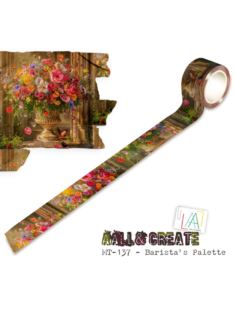 Washi Tape N° 137 - Barita's Palette - Collection "Layer-It-Up" - Aall & Create