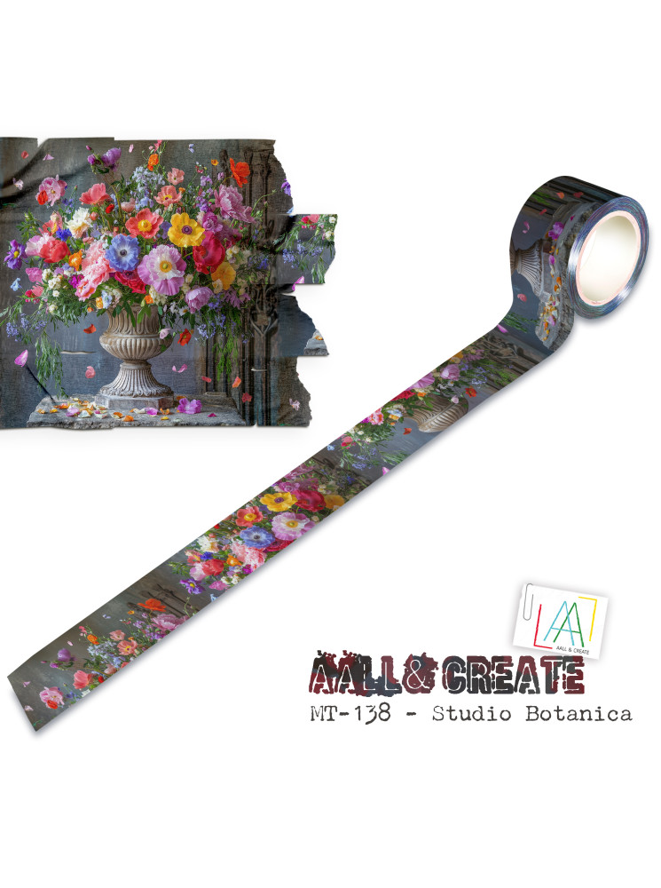 Washi Tape N° 138 - Studio Botanica - Collection "Layer-It-Up" - Aall & Create