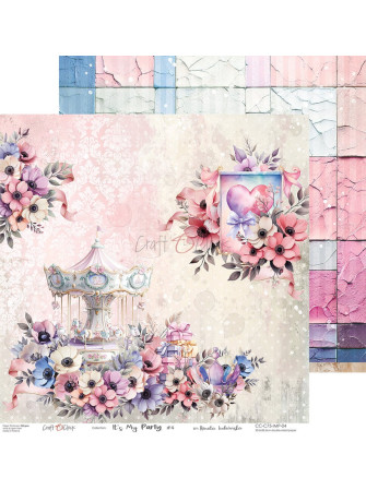 papiers 20 x 20 cm - Collection "It's My Party" - Craft O'Clock