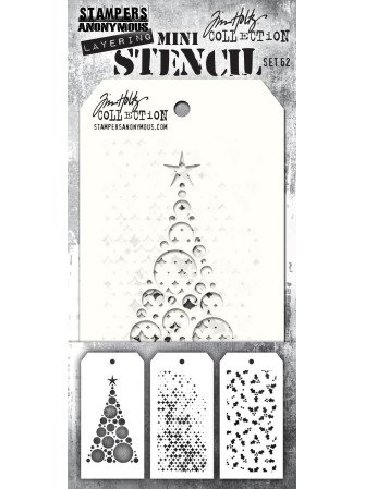62 - Set 3 stencils - Tim...