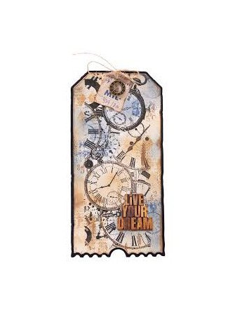 Clock Background - Tampon clear - Collection "Grunge" - Studio Light