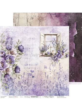 Pack papiers 15 x 15 cm - Collection "Heritage Whispers"  - Craft O'Clock