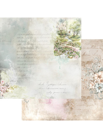 Pack papiers 15 x 15 cm - Collection "Memory of spring" -  Alchemy of Art