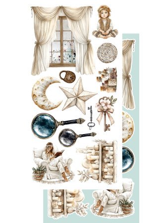 Pack de décors à découper - Collection "In the morning"  - Alchemy of Art