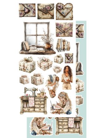 Pack de décors à découper - Collection "In the morning"  - Alchemy of Art