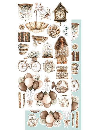 Pack de décors à découper - Collection "In the morning"  - Alchemy of Art