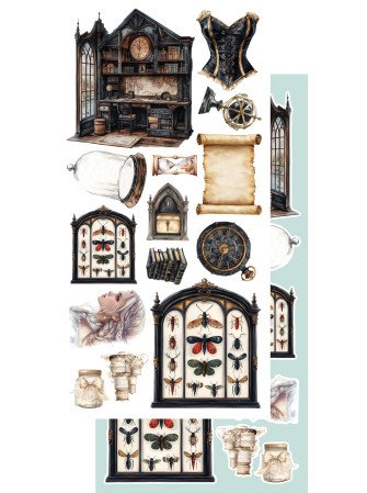 Pack de décors à découper - Collection "In the morning"  - Alchemy of Art
