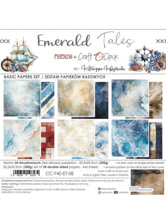 Pack papiers Basics 20 x 20...