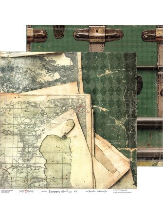Pack papiers 20 x 20 cm - Collection "Summer Adventures"  - Craft O'Clock