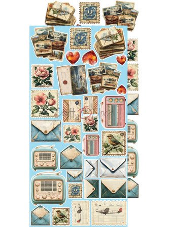 Pack de décors à découper - Mix - Collection  "summer adventures"  - Craft O'Clock