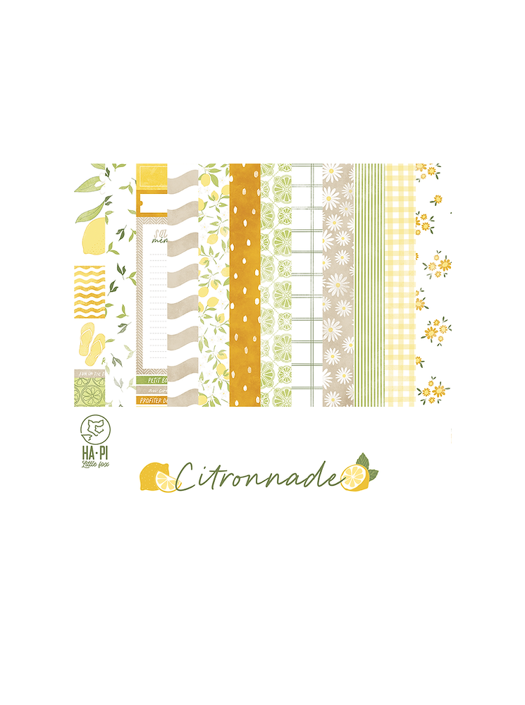 Pack papiers - Collection "Citronnade" - HA PI Little Fox