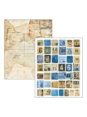 Urban Blue Denim - Mixed Media Book - Ciao Bella