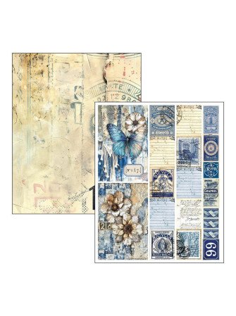 Urban Blue Denim - Mixed Media Book - Ciao Bella