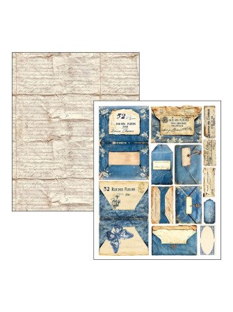 Urban Blue Denim - Mixed Media Book - Ciao Bella