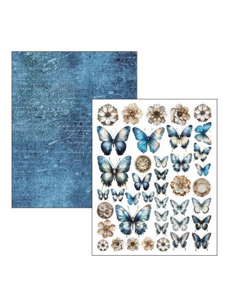 Urban Blue Denim - Mixed Media Book - Ciao Bella