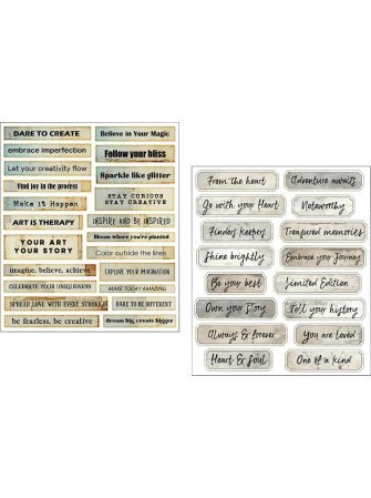 Little Words - Stickers - Collection "Mixed Media" - Ciao Bella