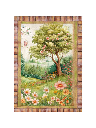Woodland Party - Set de 8 feuilles de riz A5 - Ciao Bella