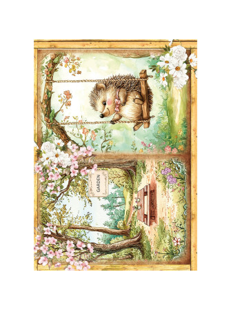 Woodland Party - Set de 8 feuilles de riz A5 - Ciao Bella