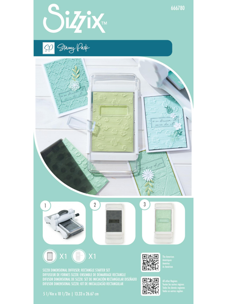 Kit de démarrage fenêtre rectangle diffuseur de forme - Sizzix