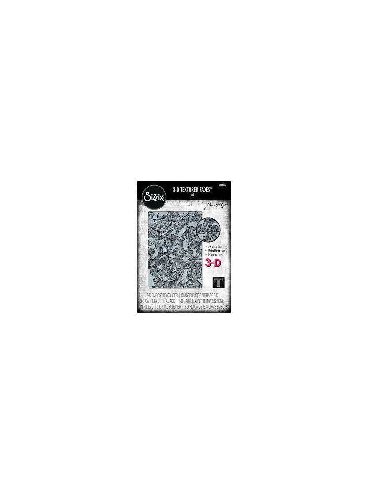 Plaque d'embossage 3D - A5 - Enchevêtrement large - Sizzix