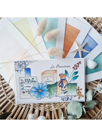 Tampon Clear - Parfum du sud - Collection "Rêve Azur" - Chou & Flowers
