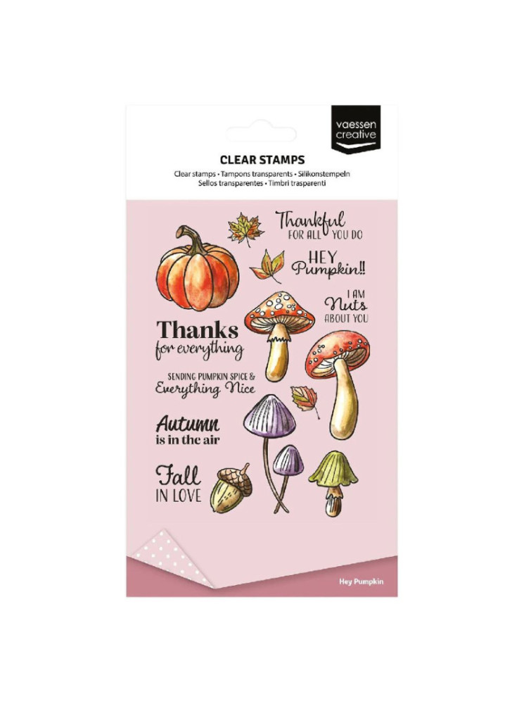 Hey Pumpkin - Tampon Clear - Vaessen Creative