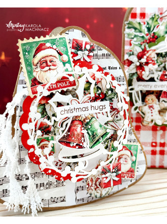 Pack papiers 20 x 20 cm- Collection "Holly Jolly" - Mintay
