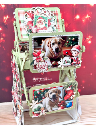 Pack papiers 15 x 20 cm- Collection "Holly Jolly" - Mintay