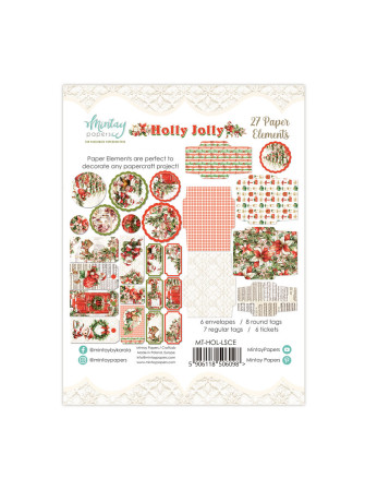 Paper Elements - Collection "Holly Jolly" - Mintay