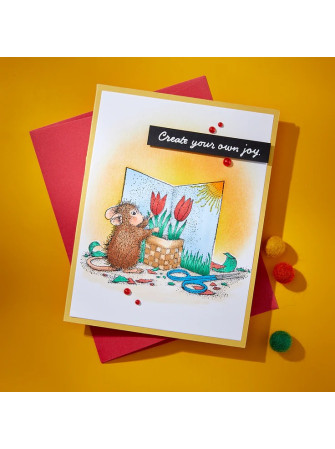Tampon cling - Creative Day - Collection "House-Mouse" - Spellbinders