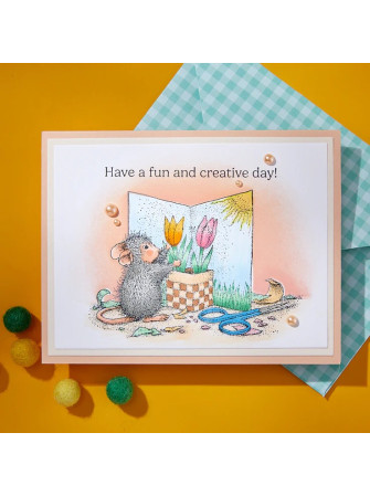 Tampon cling - Creative Day - Collection "House-Mouse" - Spellbinders