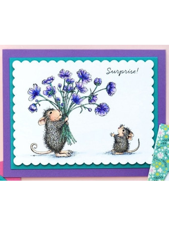 Tampon cling - Rare Bloom - Collection "House-Mouse" - Spellbinders