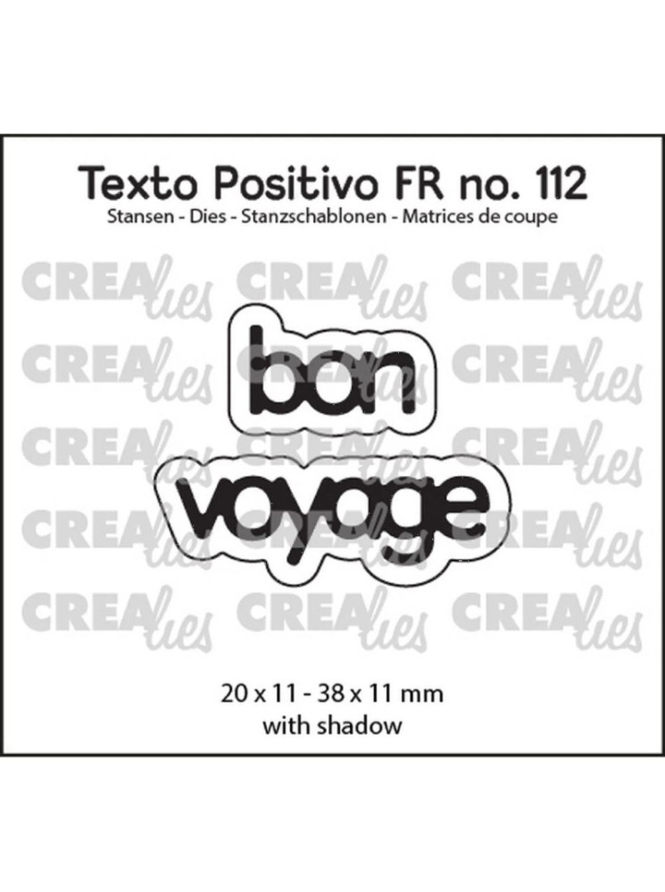 Bon voyage - matrice de découpe - Crealies