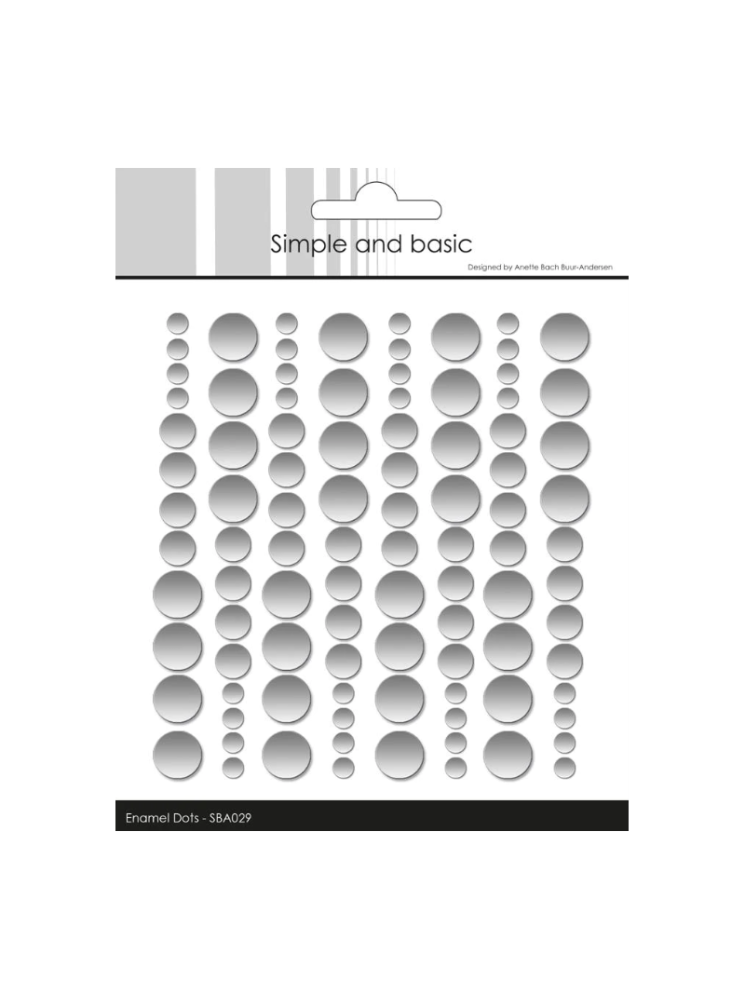 Enamels dots - Argent - Simple and Basic