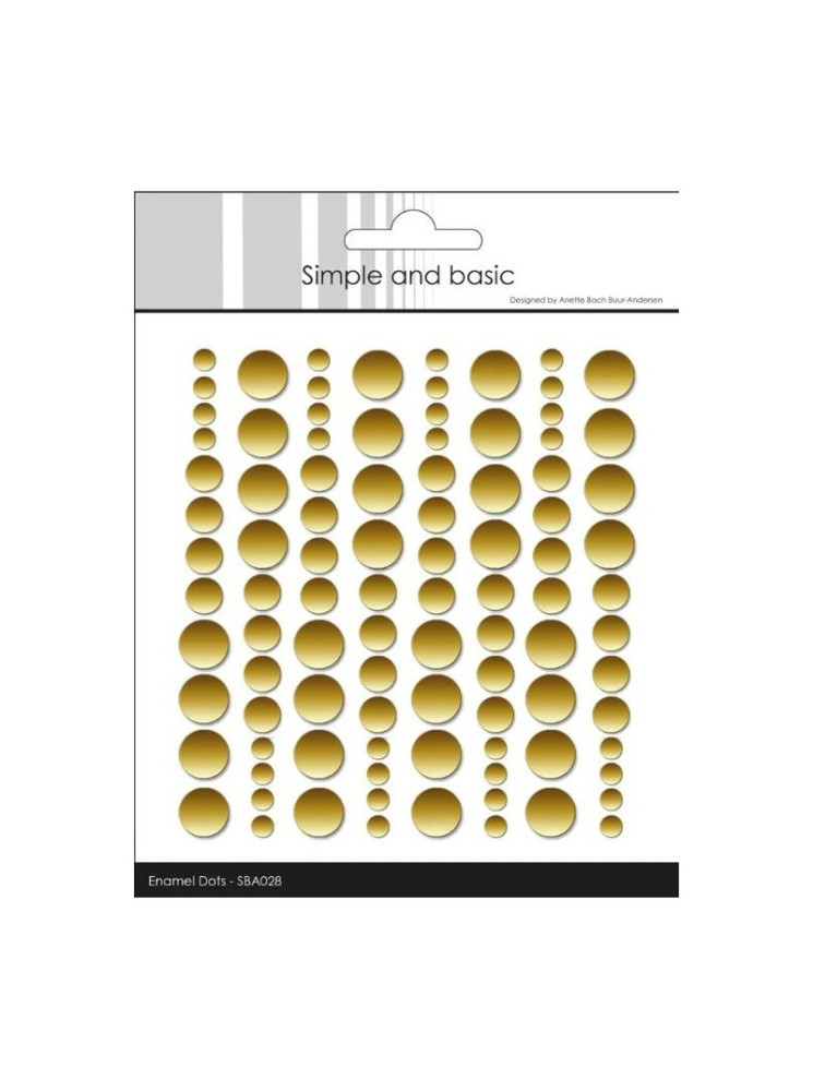 Enamels dots - Or - Simple and Basic