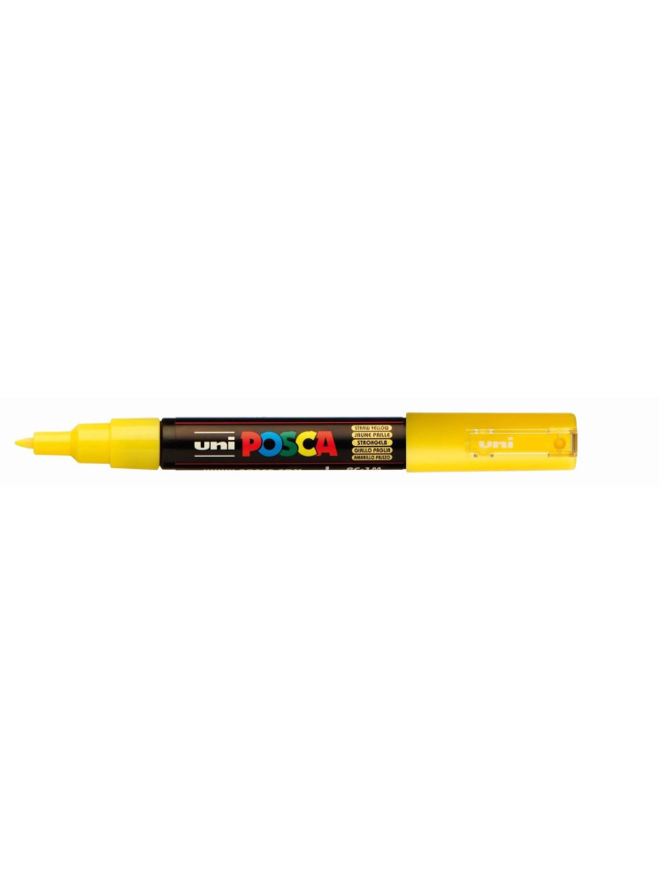 Feutre pointe fine PC-1M - Jaune paille - Posca