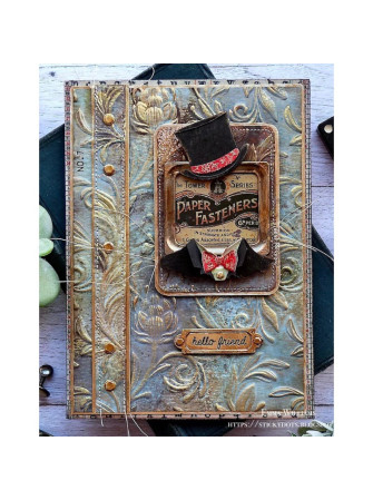 Plaque d'embossage 3D - A5 - Botanique Large - Sizzix
