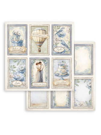 Pack papiers 20 x 20 cm - Collection "Timeless" - Stamperia