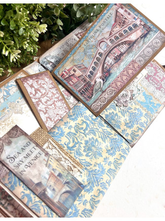 Pack papiers  - Collection "Venice City of Art" - Stamperia