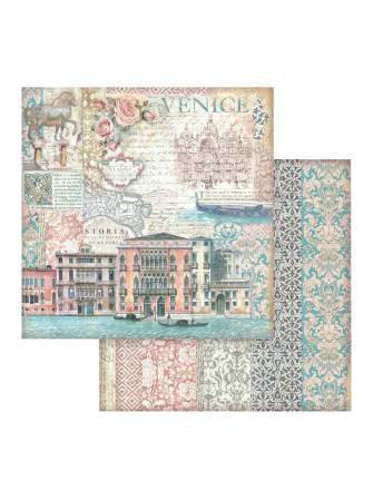 Pack papiers 20 x 20 cm  - Collection "Venice City of Art" - Stamperia