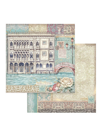 Pack papiers 20 x 20 cm  - Collection "Venice City of Art" - Stamperia