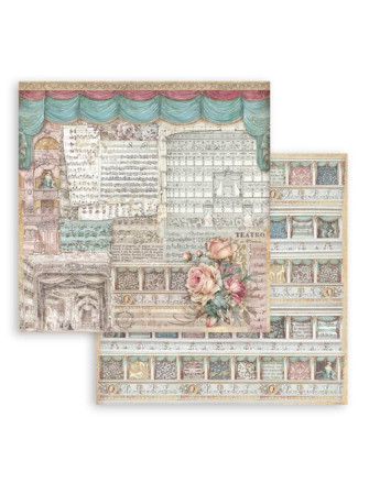 Pack papiers 20 x 20 cm  - Collection "Venice City of Art" - Stamperia