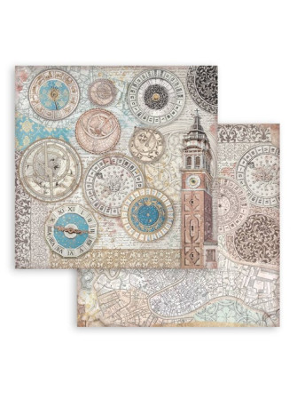 Pack papiers 20 x 20 cm  - Collection "Venice City of Art" - Stamperia