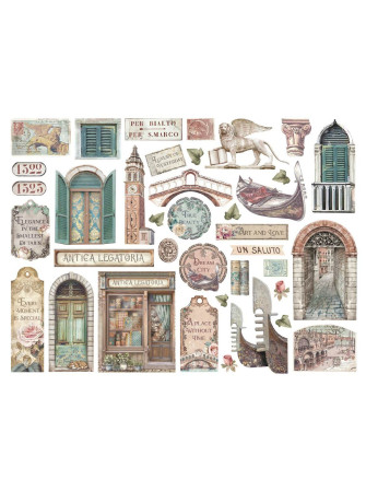 Die cut - Collection "Venice City of Art" - Stamperia