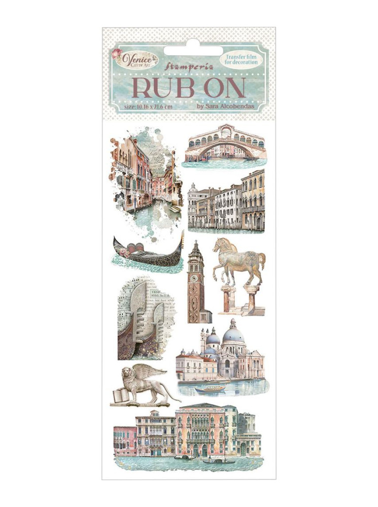 Rub'ons - Monuments - Collection "Venice City of Art" - Stamperia