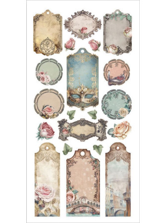 Pack de décors à découper - Collection  "Venice City of Art" - Stamperia
