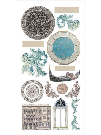 Pack de décors à découper - Collection  "Venice City of Art" - Stamperia