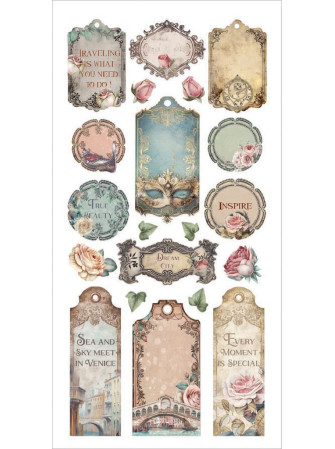 Pack de décors à découper - Collection  "Venice City of Art" - Stamperia