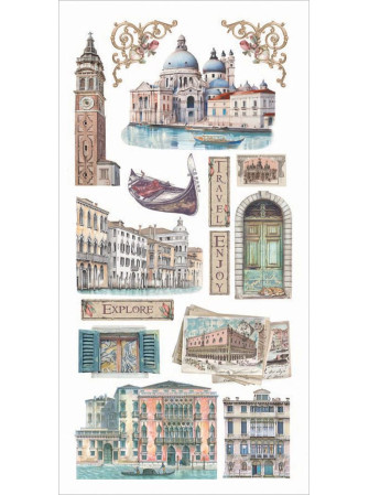 Pack de décors à découper - Collection  "Venice City of Art" - Stamperia